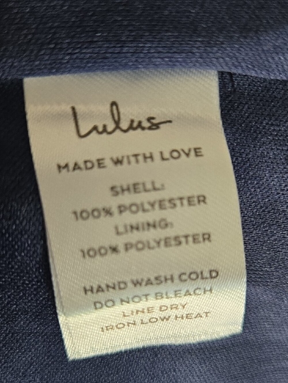 Lulu's Navy Floral Tie-Waist Spaghetti Strap Midi Dress - Picture 6 of 7